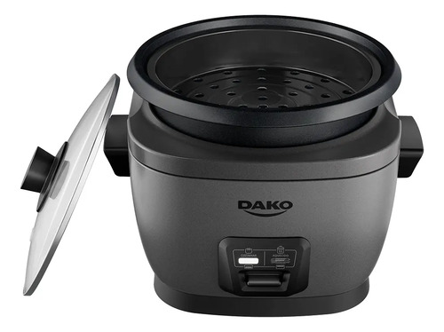 Panela De Arroz Elétrica Dako 700w Com 4 L 10 Xícaras Cinza Cor Cinza-escuro Frequência 60 Hz