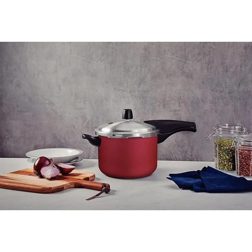 Panela De Pressão 4,5l Tramontina Vancouver Effect 20591-720 Cor Vermelho