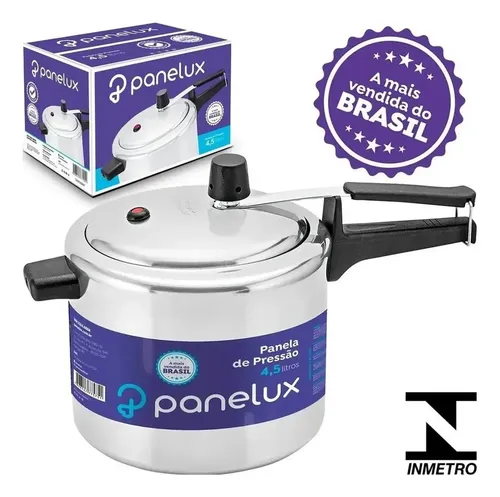Panela De Pressão 4,5litros Panelux A Mais Vendida Do Brasil