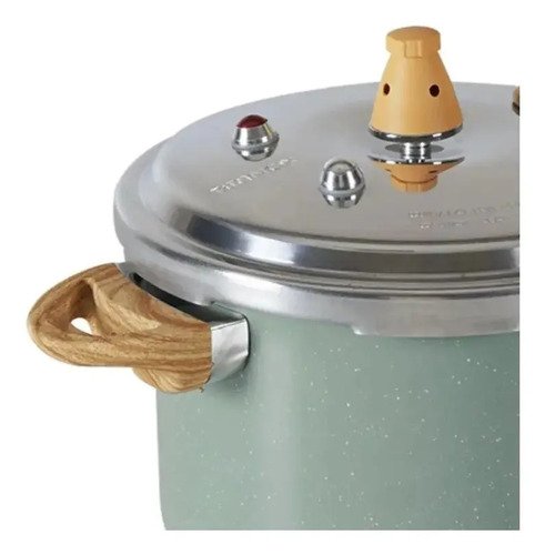 Panela De Pressão Brinox Indução Antiaderente Verde Botanika