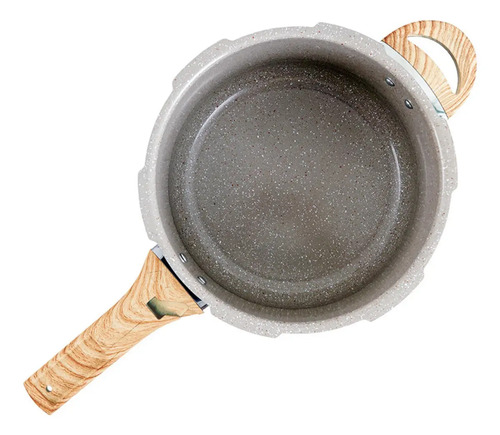 Panela De Pressão Ceramic Life Pressure 4,2l Areia Brinox