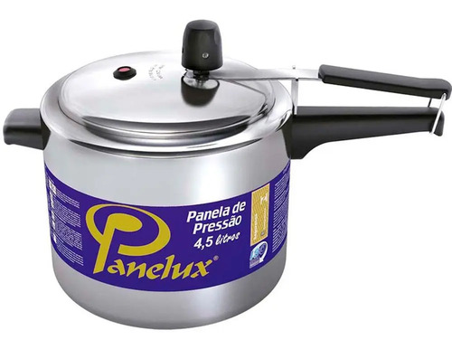 Panela de pressao classic panelux aluminio polido 45 litros