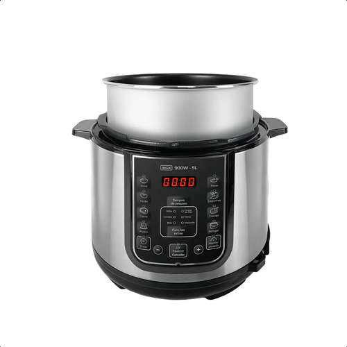 Panela De Pressão Elétrica 5 Litros Kian Inox