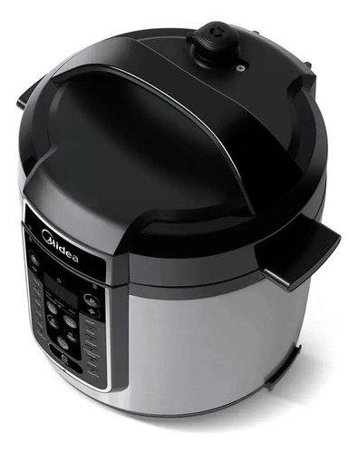 Panela De Pressão Elétrica 6 L Mastersteam Inox Midea Cor Cinza Voltagem