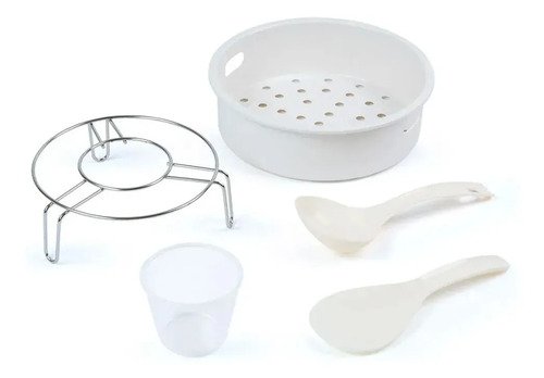 Panela De Pressão Elétrica 6 L Mastersteam Inox Midea Cor Cinza Voltagem