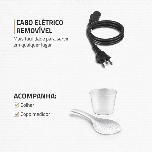 Panela de Pressão Elétrica Digital 5L Mondial 900W - PE-38