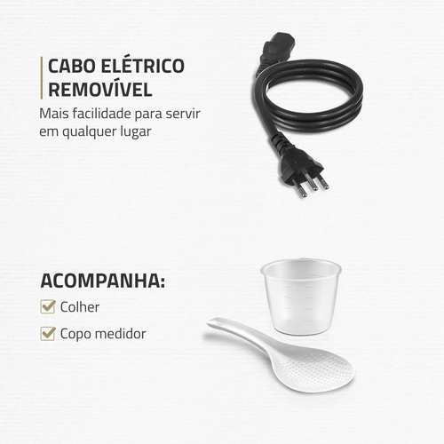 Panela de Pressão Elétrica Digital 5L, Mondial 900W - PE-38