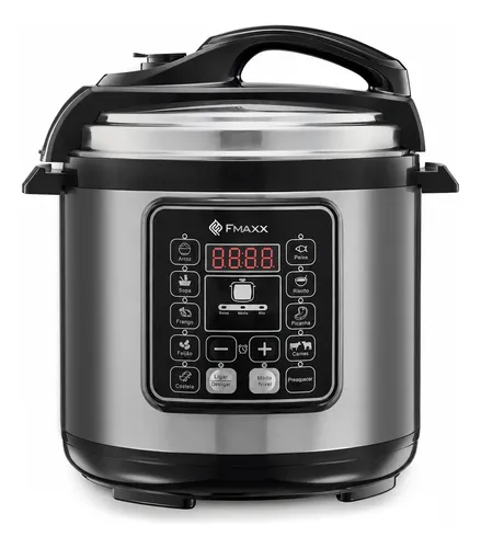 Panela de pressao eletrica digital 6l fmaxx inox 1000w