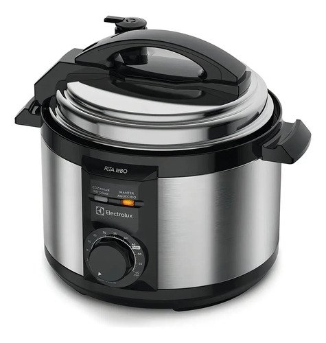 Panela De Pressão Elétrica Electrolux Pce15 3 Litros Cor Inox Preta