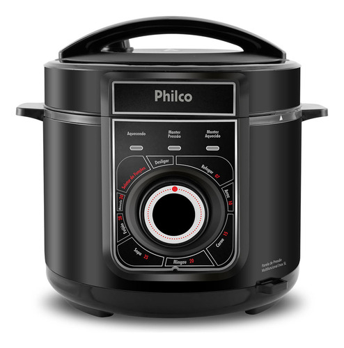Panela de pressao eletrica multifuncional philco ppp02pi 900