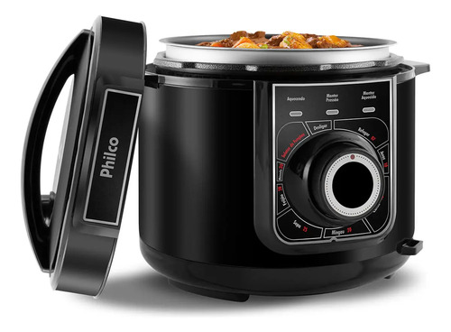Panela de Pressão Elétrica Multifuncional Philco Ppp02pi 900W Cor Preta