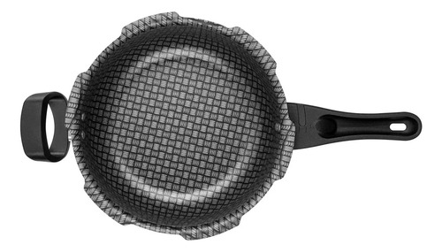 Panela de Pressão Patolux 5L Antiaderente Alumínio Preto Fecho Externo