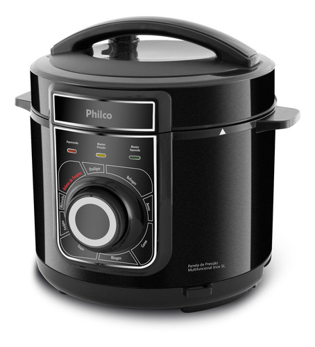 Panela de pressao philco ppp02pi inox multifuncional 5l cor