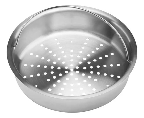 Panela De Pressão Rochedo Inox Trendy 6 litros Fechamento Externo Com Cesta De Vapor