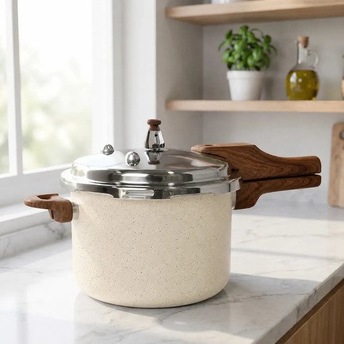 Panela pressao 42l inducao ceramica 4 valvulas seguranca cor