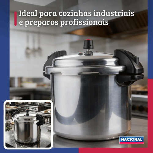 Panela Pressão Fechamento Externo Profissional 15L Nacional