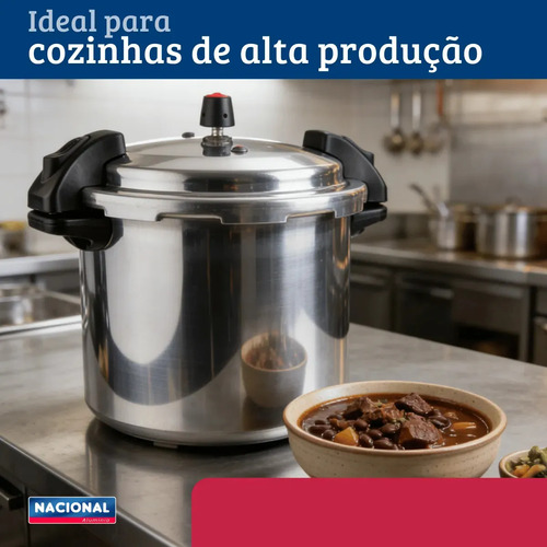 Panela Pressão Fechamento Externo Profissional 15L Nacional
