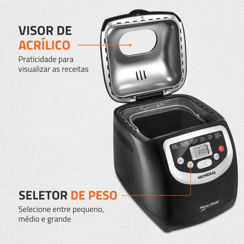 Panificadora Automática Master Bread Mondial 700W NPF-53