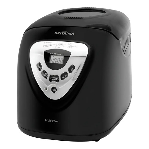 Panificadora Multipane 12 Programações Com Função Timer e Antiaderente Potência de 550 W Cor Preto Britânia