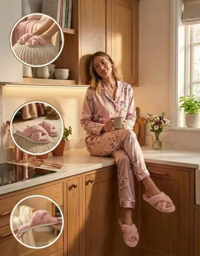 Pantufa Feminina Chinelo De Quarto Macio E Aconchegante