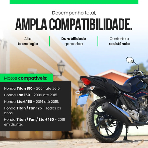 Par Amortecedor Traseiro Cg Titan Fan Start 160 150 2004/...