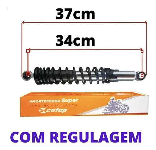Par Amortecedor Traseiro Titan/ Fan/ Start/ 150 Cofap Orig..
