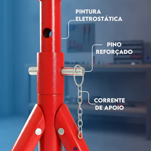 Par Cavalete Carro Automotivo Bargas 2t Veículos De Passeio