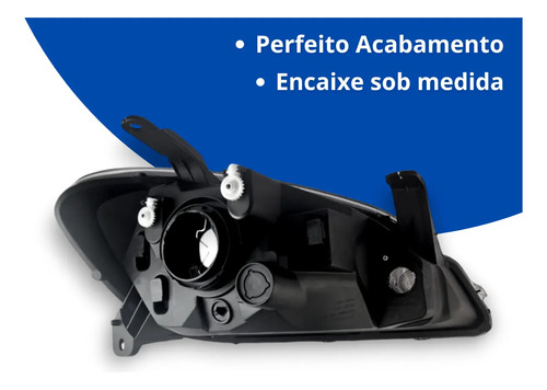Par Farol Celta 2007 A 2015 Prisma 2006 A 2012 Cromado