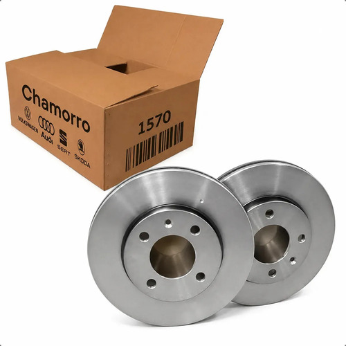 Par jogo disco freio dianteiro vw up tsi 2014 2019 genuino