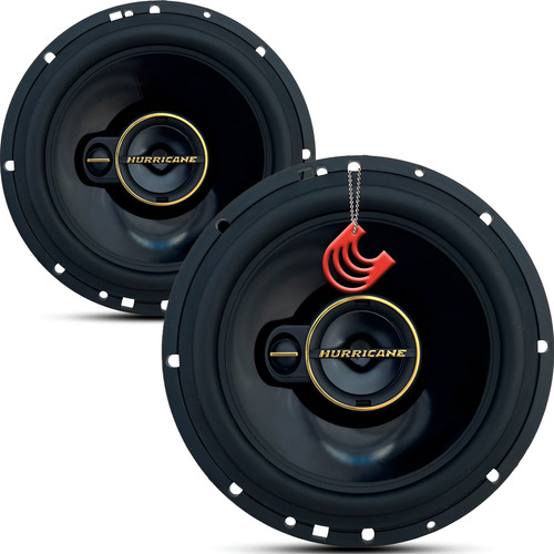 Par kit som alto falante 6 polegada hurricane a6t 120w porta