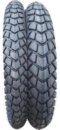 Par Pneu Moto Vipal 110/90-17 + 90/90-19 Tr300 Bros 160 150