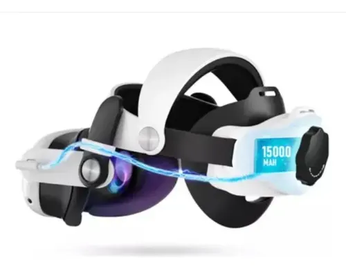 Para oculus quest 33s faixa de cabeca com baterias de 15000