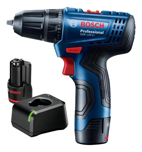 Parafusadeira E Furadeira 3/8 A Bateria Bosch Gsr 120-li