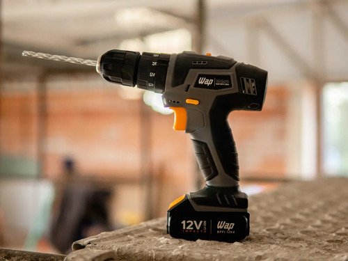 Parafusadeira e Furadeira com Impacto WAP BPFI 12K4 com Led de Iluminação Maleta