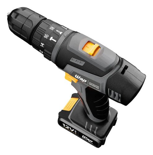 Parafusadeira e Furadeira com Impacto WAP BPFI 12K4 com Led de Iluminação Maleta