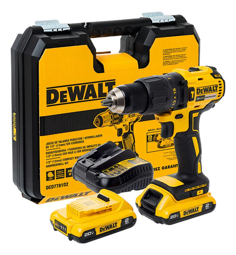 Parafusadeira e furadeira de impacto 13mm 20v dewalt dcd7781