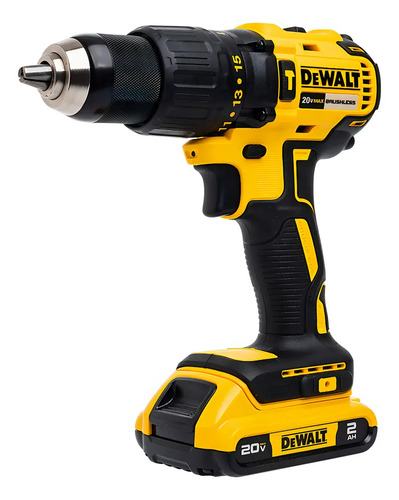 Parafusadeira e Furadeira de Impacto 13mm 20V DEWALT DCD7781D2 Com 2 Baterias, Carregador e Maleta