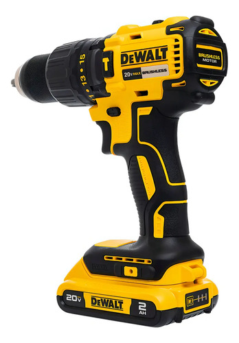 Parafusadeira e Furadeira de Impacto 13mm 20V DEWALT DCD7781D2 Com 2 Baterias, Carregador e Maleta
