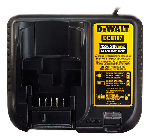 Parafusadeira e Furadeira de Impacto 13mm 20V DEWALT DCD7781D2 Com 2 Baterias, Carregador e Maleta