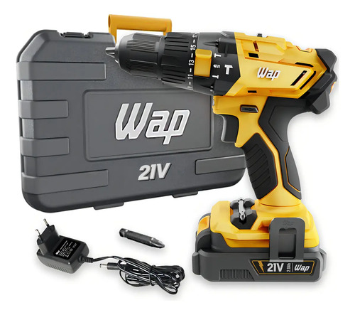 Parafusadeira e furadeira de impacto 38 wap k21 id02 2000 ma