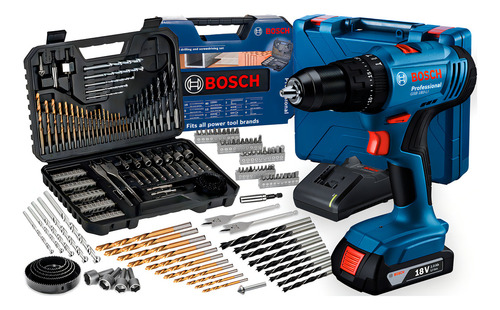 Parafusadeira e furadeira de impacto a bateria 18v bosch gsb