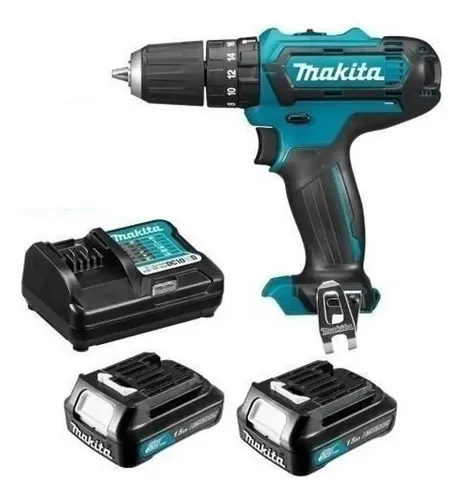Parafusadeira E Furadeira Impacto Makita 12v Hp333 2bat