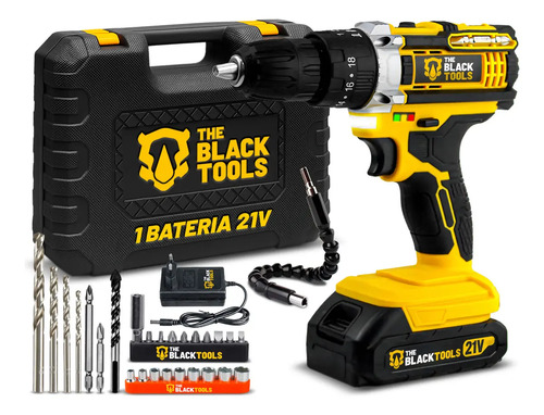 Parafusadeira e furadeira impacto the black tools tb 21pw 38