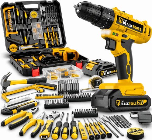 Parafusadeira furadeira de impacto the black tools profissio 1
