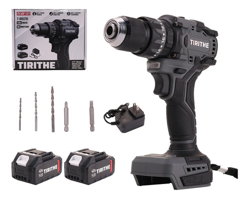 Parafusadeira furadeira impacto brushless 2 bateria 48v 10mm