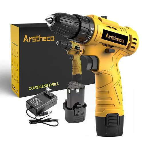 Parafusadeira furadeira sem fio 25n 38 12v 10mm bivolt bater