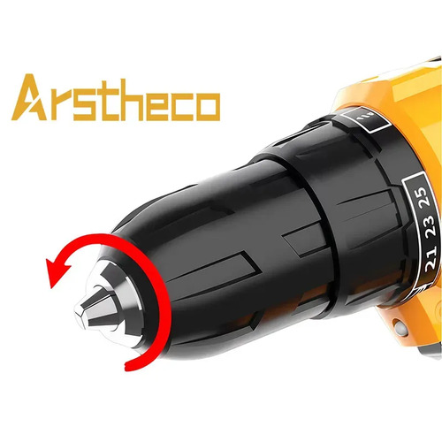Parafusadeira Furadeira Sem Fio 25n 3/8 12v 10mm Bivolt Bateria Arstheco