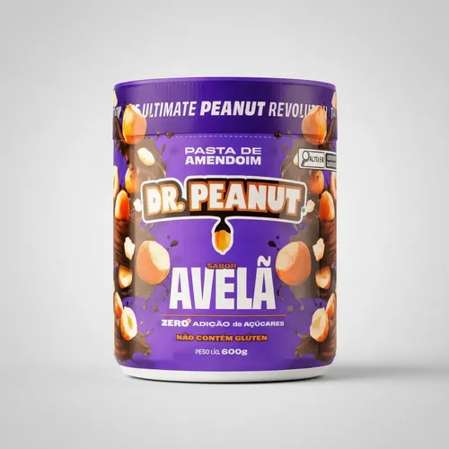 Pasta De Amendoim Dr. Peanut 600g Novos Sabores Gourmet