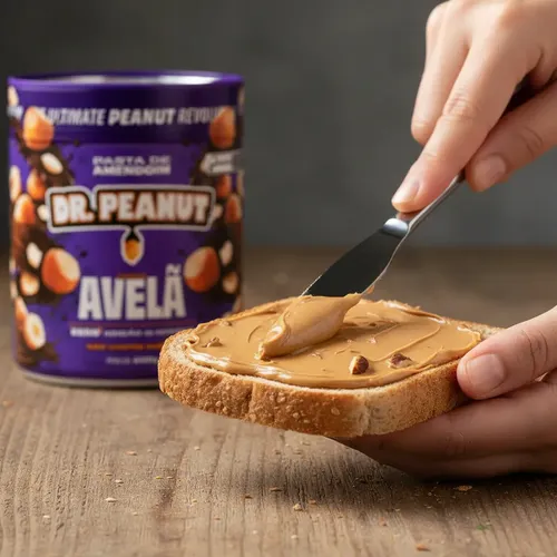 Pasta De Amendoim Dr. Peanut 600g Novos Sabores Gourmet