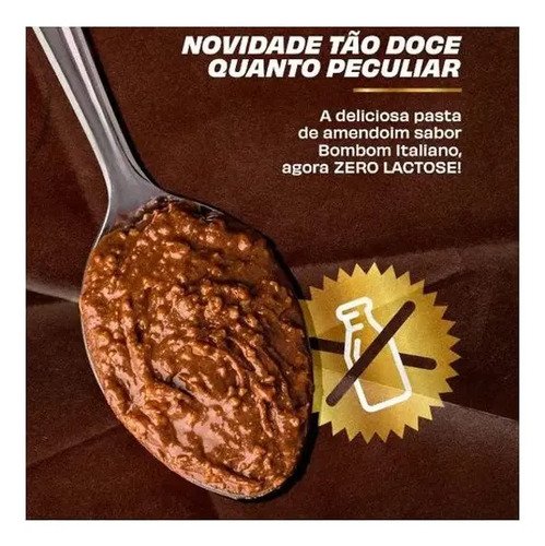 Pasta de Amendoim Italiana Dr. Peanut 600g com Whey Protein Gourmet